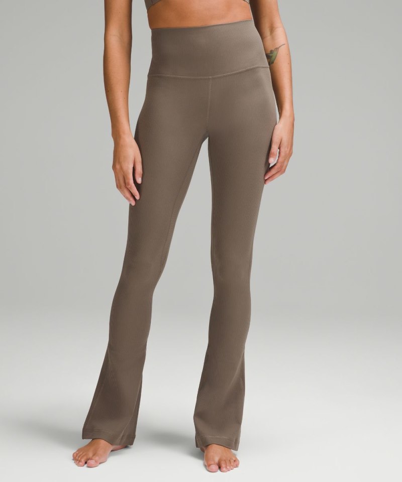Lululemon lululemon Align™ High-Rise Ribbed Mini-Flare Pant *Regular Nomad Online Outlet Sale