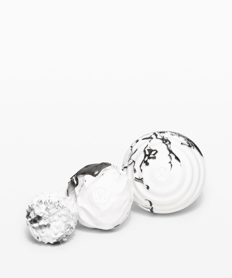 Lululemon Release and Recover Ball Set Black / White Online Outlet Sale