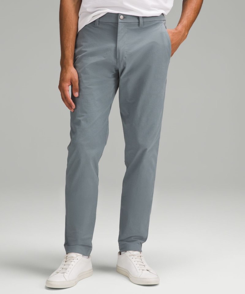 Lululemon ABC Slim-Fit Trouser 32"L *Stretch Cotton VersaTwill Belgian Blue Online Outlet Sale