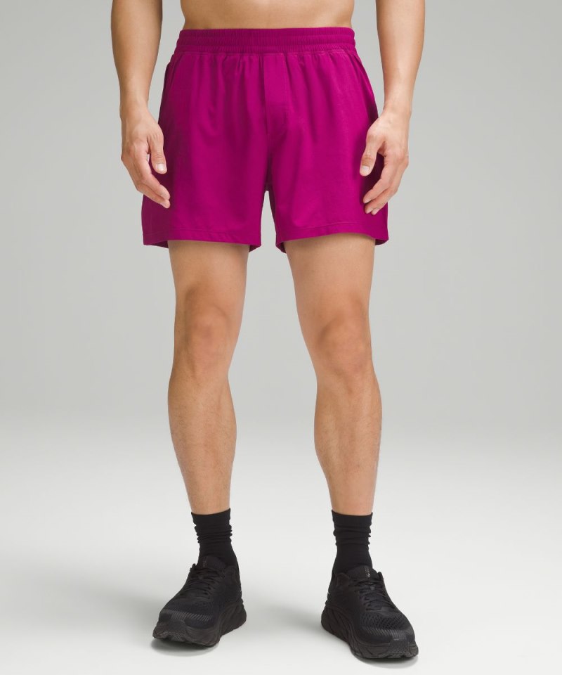 Lululemon Pace Breaker Linerless Short 5" Magenta Purple Online Outlet Sale