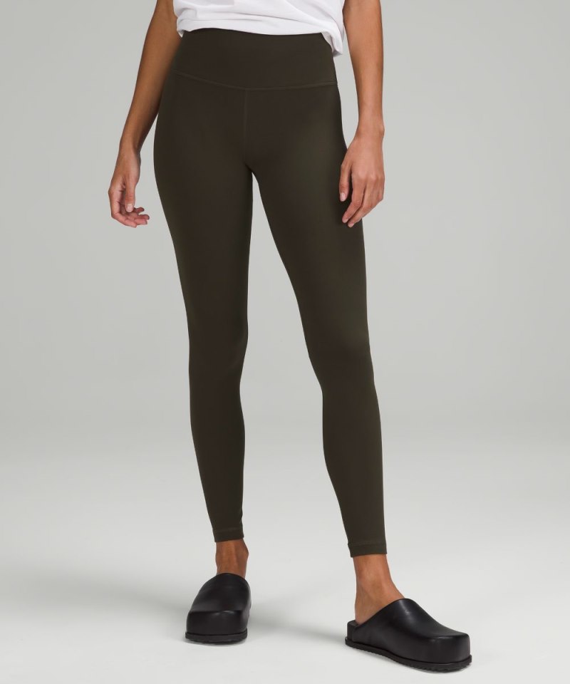 Lululemon lululemon Align™ High-Rise Pant 28" Dark Olive Online Outlet Sale