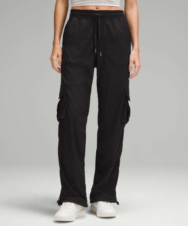 Lululemon Dance Studio Relaxed-Fit Mid-Rise Cargo Pant Black Online Outlet Sale