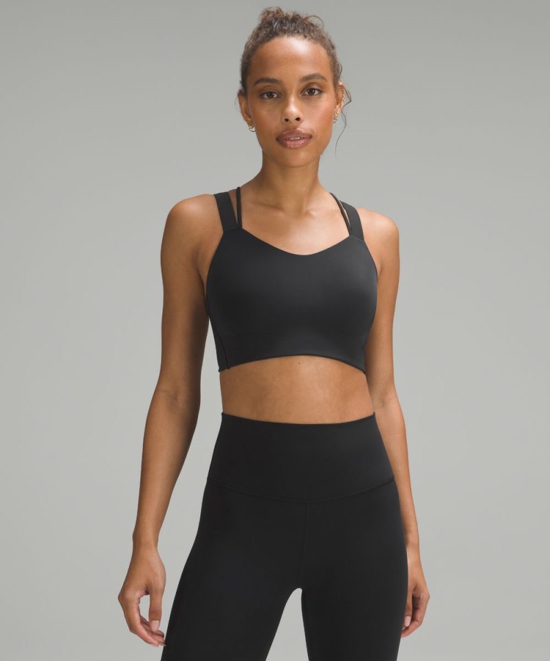 Lululemon Like a Cloud Longline Bra *Light Support, D / DD Cup Black Online Outlet Sale