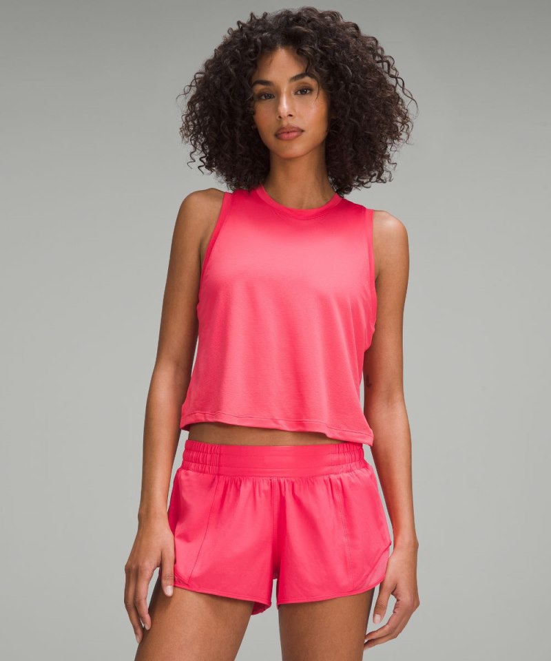 Lululemon Ultralight Waist-Length Tank Top Glaze Pink Online Outlet Sale
