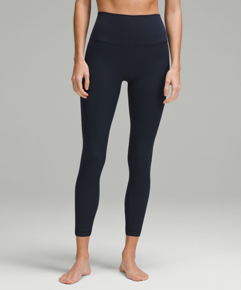 Lululemon lululemon Align™ High-Rise Ribbed Pant 25" True Navy Online Outlet Sale