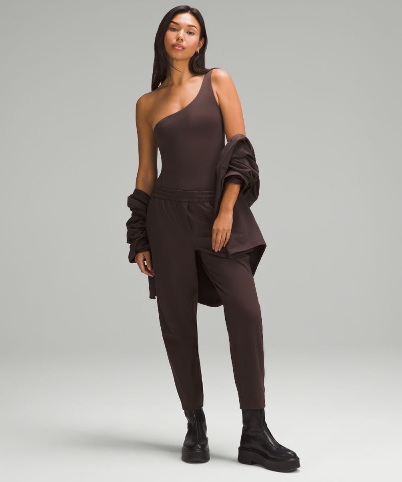 Lululemon Wundermost Ultra-Soft Nulu Asymmetrical Bodysuit Espresso (not available) Online Outlet Sale