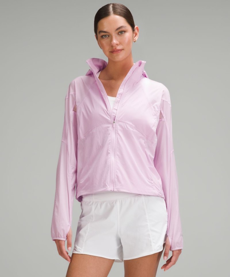 Lululemon Classic-Fit Ventilated Running Jacket Vitapink Online Outlet Sale