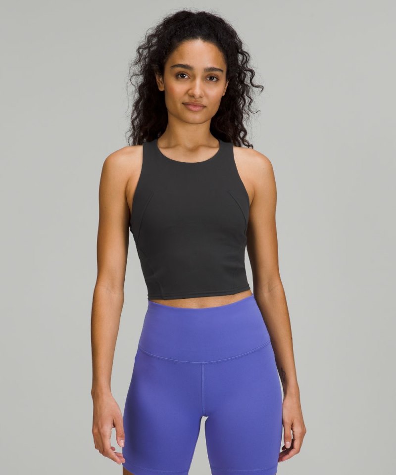 Lululemon Wunder Train Racerback Tank Top Black Online Outlet Sale