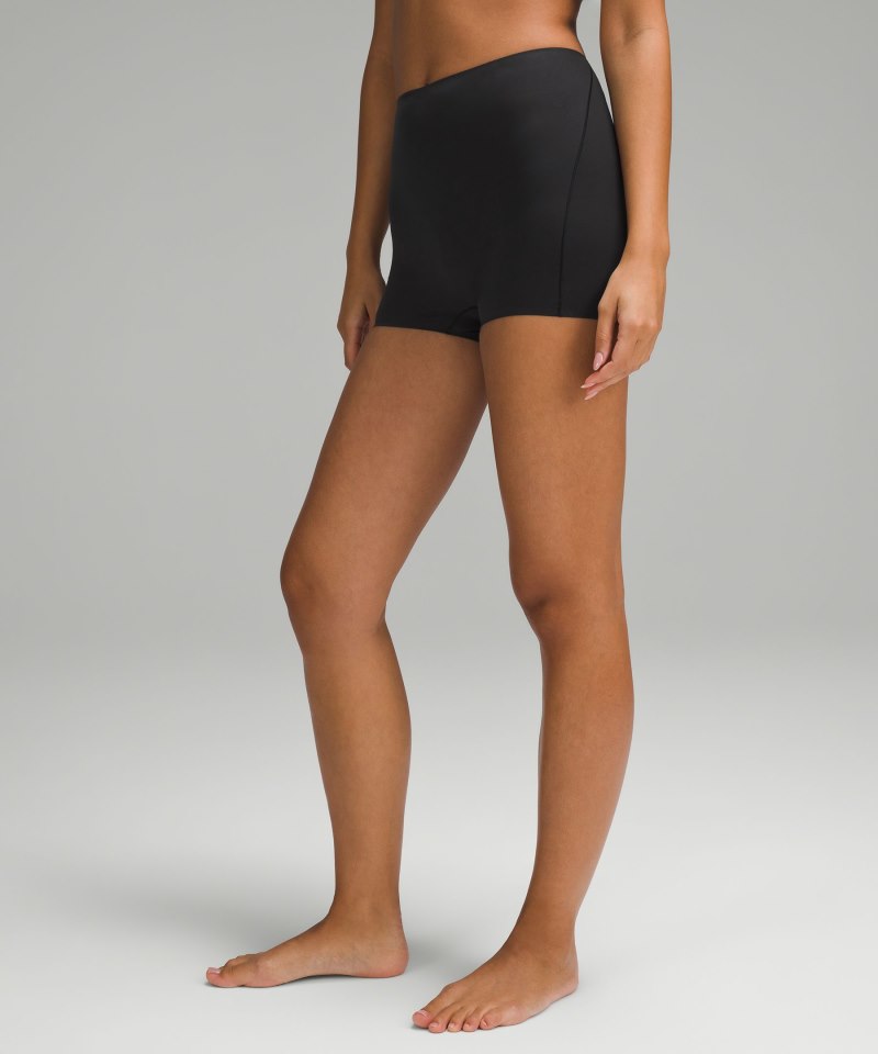 Lululemon Wundermost Ultra-Soft Nulu Super-High-Rise Shortie Underwear 2" *3 Pack Black Online Outlet Sale