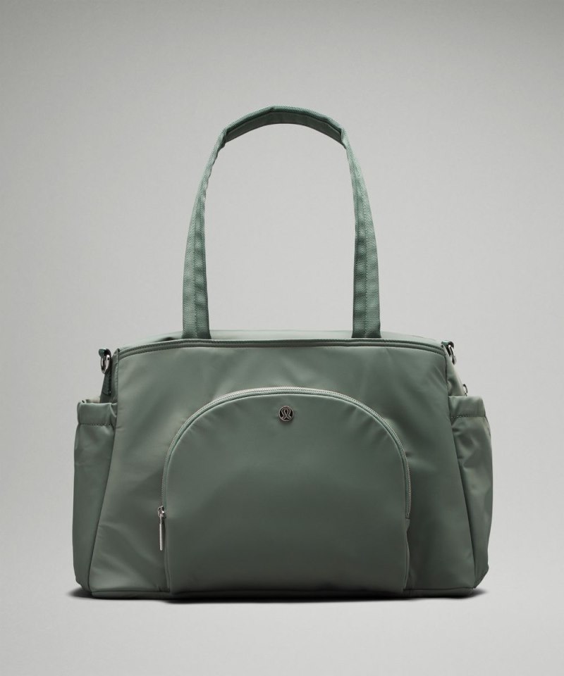 Lululemon New Parent Tote Bag 20L Grey Eucalyptus / Trench Online Outlet Sale