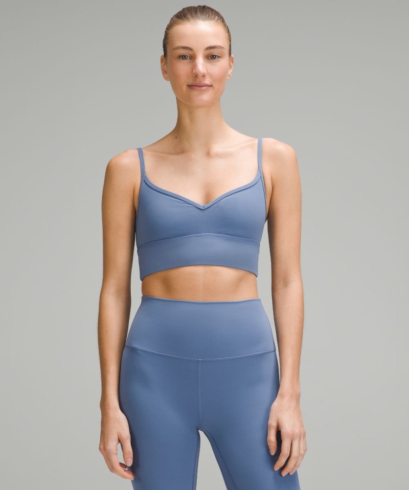 Lululemon lululemon Align™ Sweetheart Bra *Light Support, A / B Cup Oasis Blue Online Outlet Sale