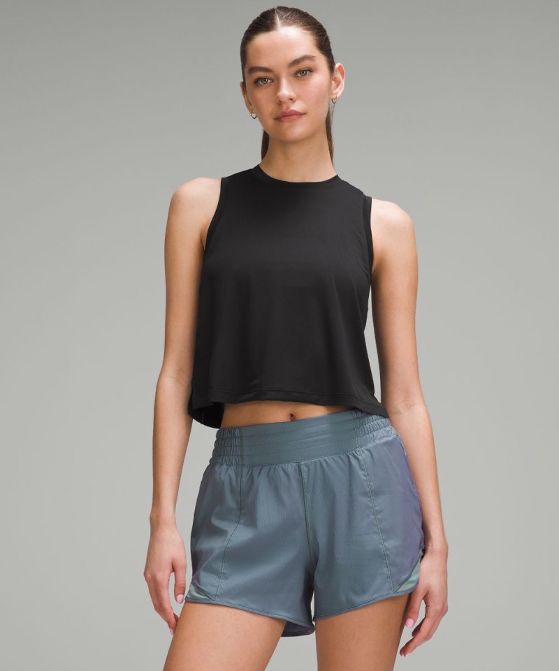 Lululemon Ultralight Waist-Length Tank Top Black Online Outlet Sale