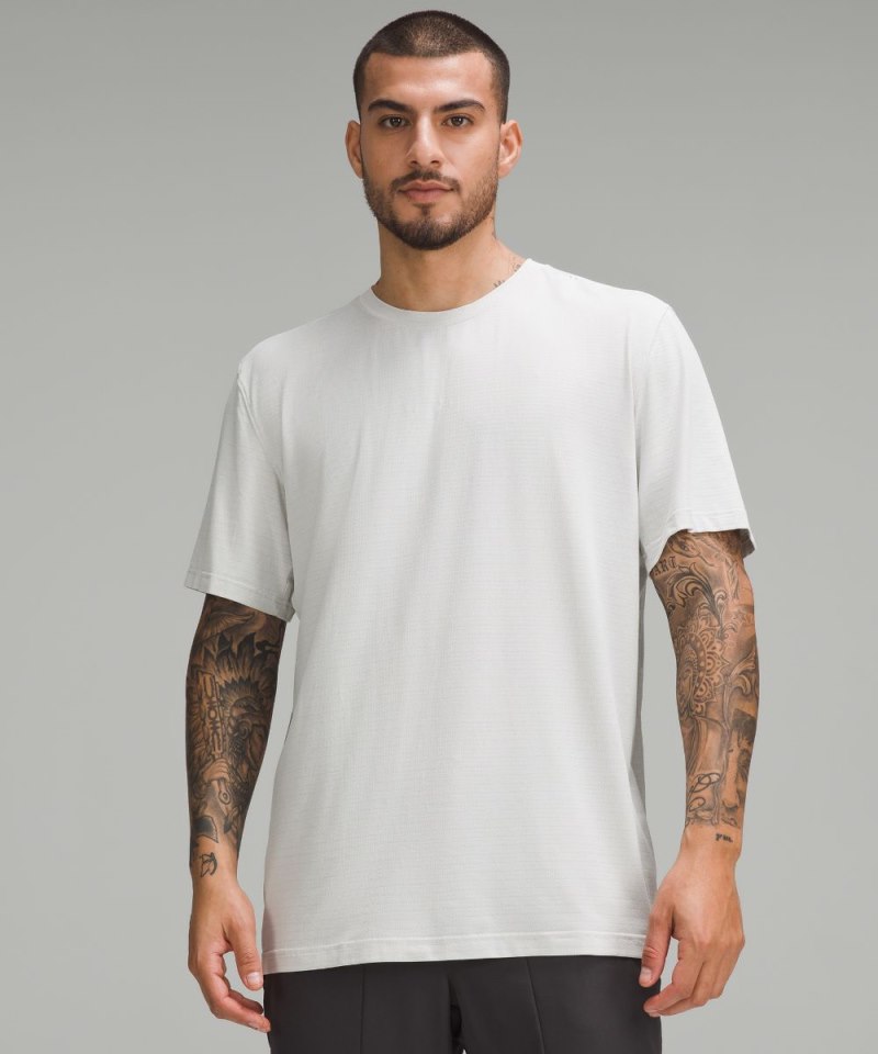 Lululemon License to Train Relaxed Short-Sleeve Shirt Vapor Online Outlet Sale
