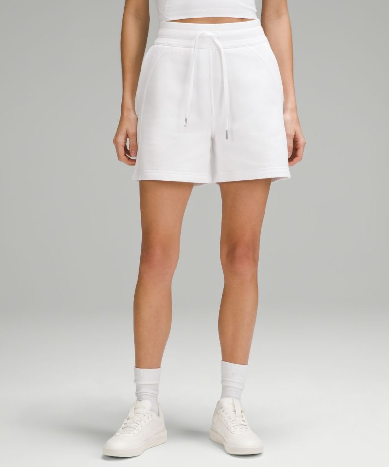 Lululemon Scuba High-Rise Short 5" White Online Outlet Sale