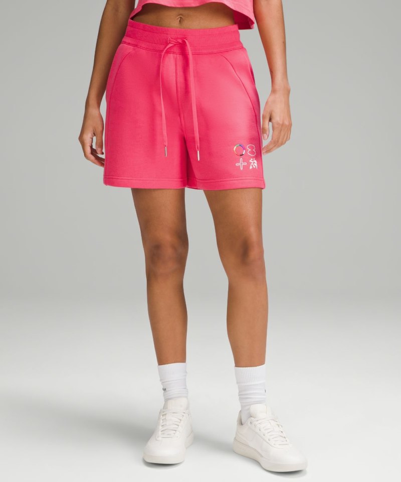 Lululemon Scuba High-Rise Short 5" *Pride Glaze Pink Online Outlet Sale