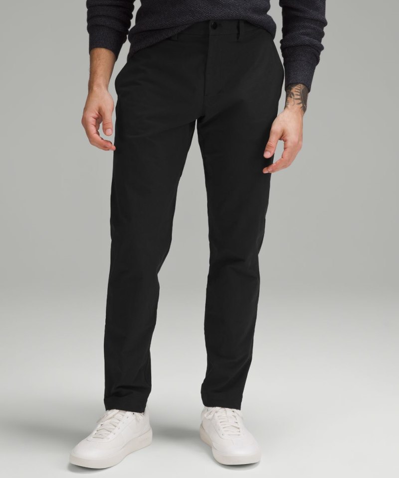 Lululemon ABC Slim-Fit Trouser 32"L *Stretch Cotton VersaTwill Black Online Outlet Sale