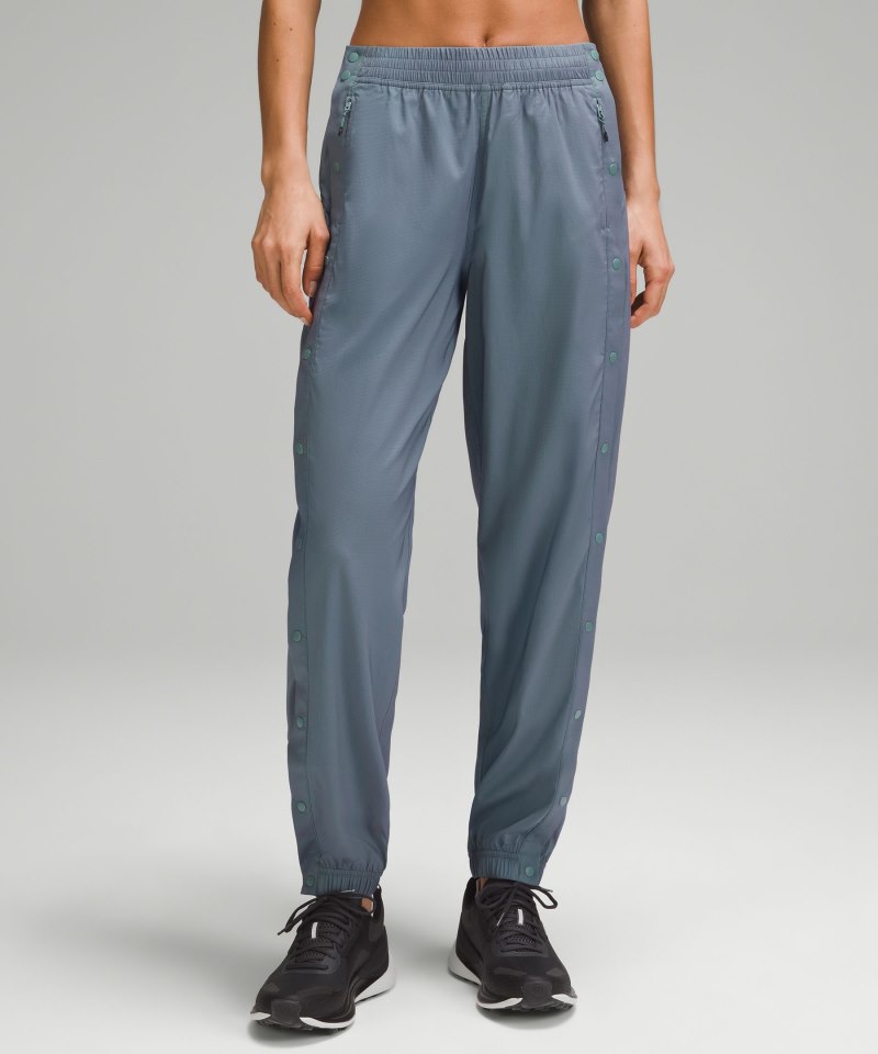 Lululemon Iridescent Tearaway Mid-Rise Track Pant Tidewater Teal / Power Purple Online Outlet Sale