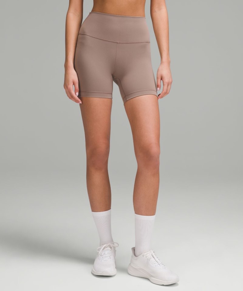 Lululemon Wunder Train High-Rise Short 6" Taupetastic Online Outlet Sale