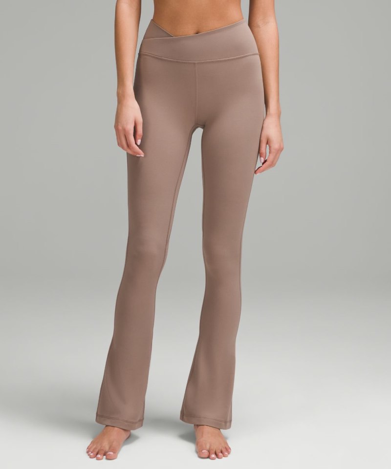 Lululemon lululemon Align™ Asymmetrical-Waist Mini-Flared Pant 32" Taupetastic Online Outlet Sale