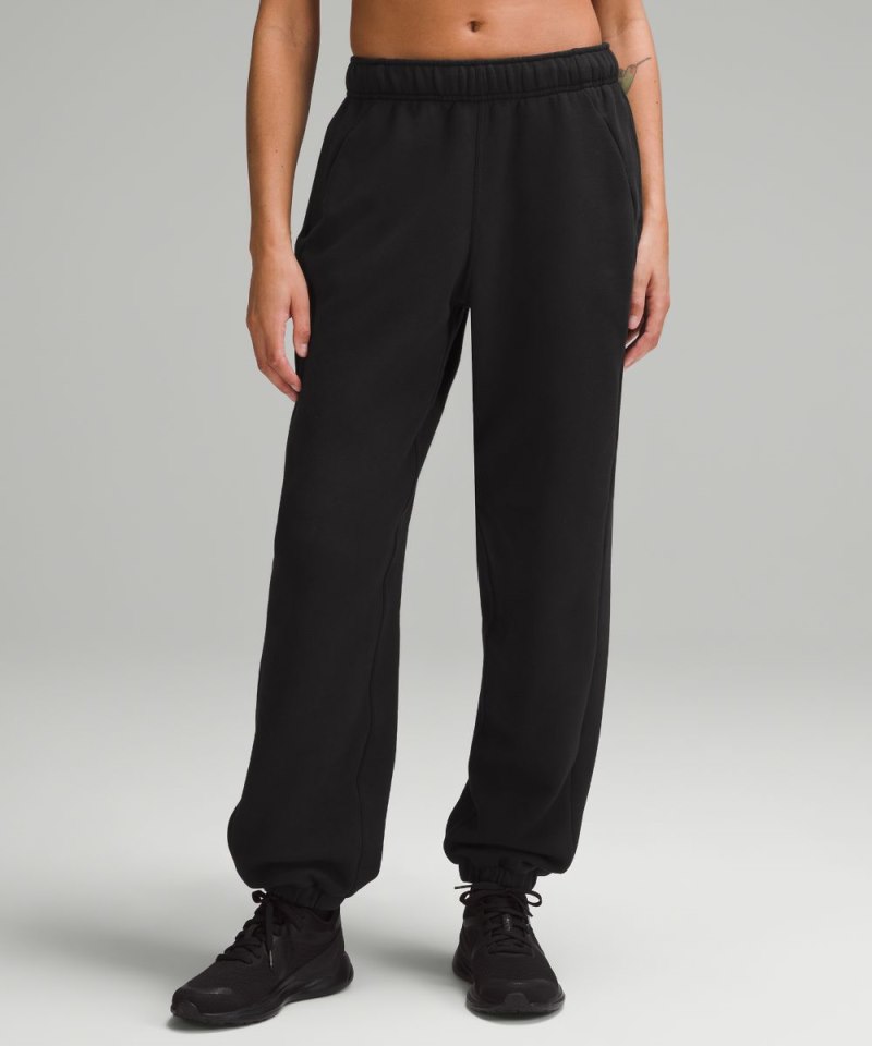 Lululemon Scuba Mid-Rise Oversized Jogger *Regular Black Online Outlet Sale