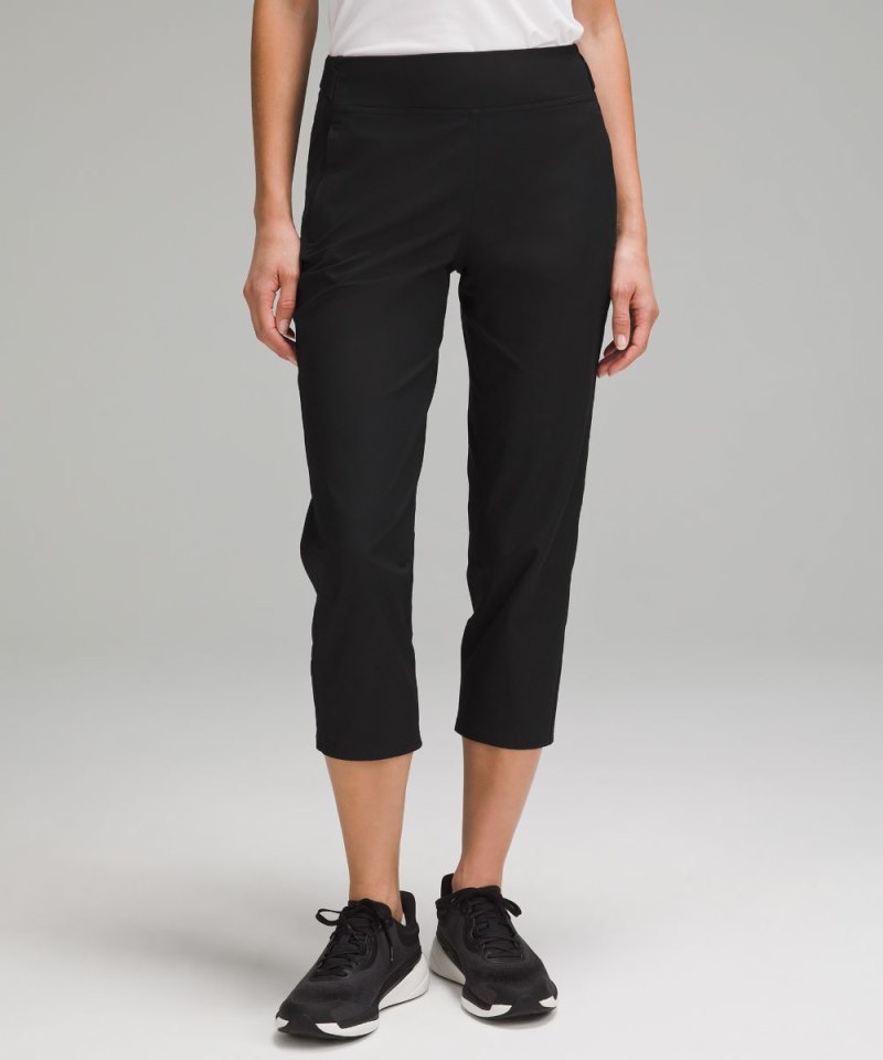 Lululemon Warpstreme Multi-Pocket Mid-Rise Golf Crop 24" Black Online Outlet Sale