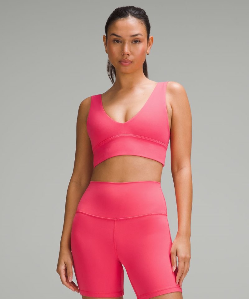 Lululemon lululemon Align™ V-Neck Bra *Light Support, A / B Cup Glaze Pink Online Outlet Sale